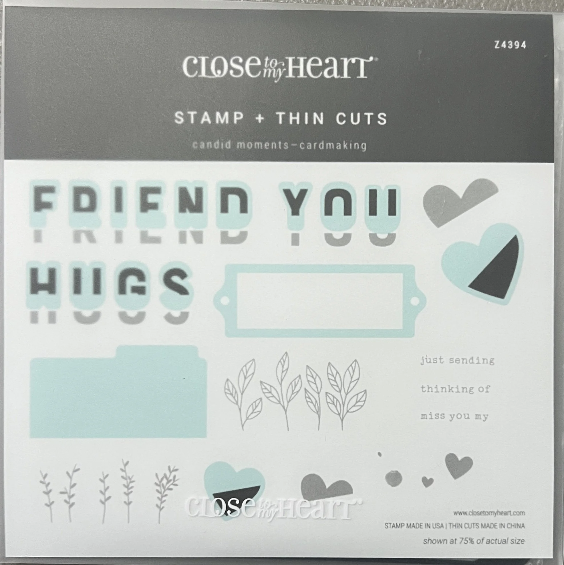 CLOSE TO MY HEART THIN CUTS ダイカットセット Close to My Heart Stamp & Close to My Heart Thin Cuts 3点